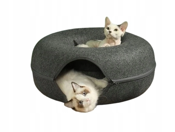 GPT XXL tunnel-bænk til hunde og katte 50 cm grafit