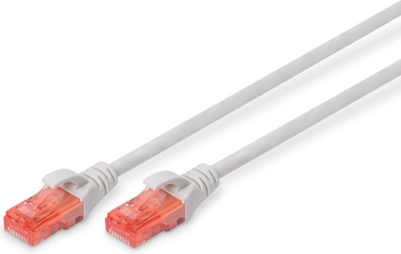 Patchkabel U/UTP kategori 6 PVC 5 m grå