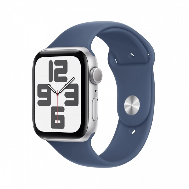 Ure SE GPS, 40 mm aluminiumkasse i sølv med denim sportsrem - størrelse M/L