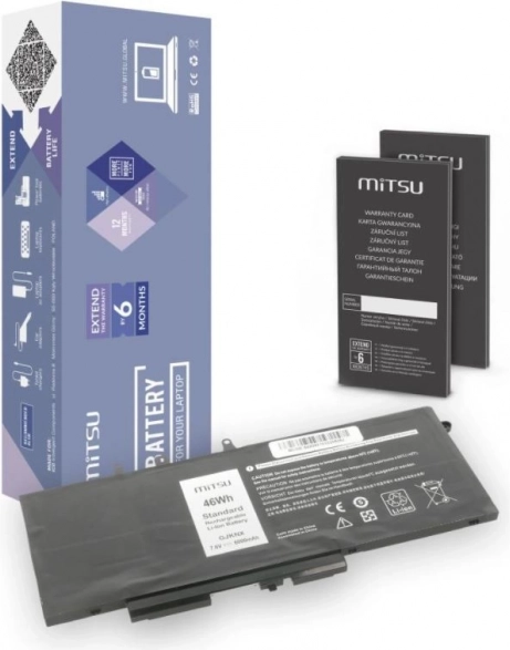 Batteri til Dell Latitude 5490, 5590 6000 mAh