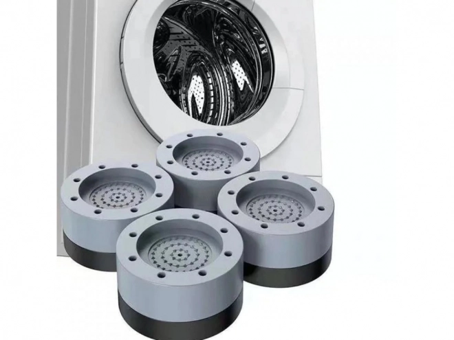 Antivibrationsfødder til apparater - 4 stykker