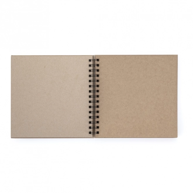 Kreativt album brun 20,5 x 20,5 cm