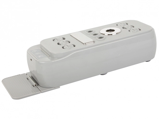 Elektrisk fodmassageapparat med opvarmning og vibrationsmassage