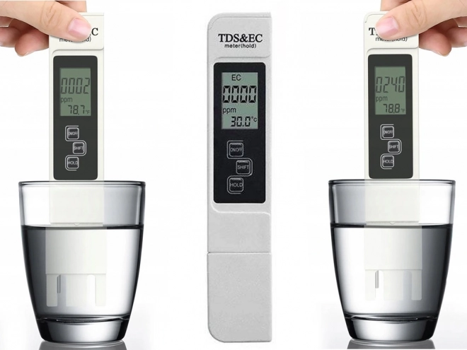 Tester for vandhårdhed og ledningsevne TDS EC Osmose Temperatur