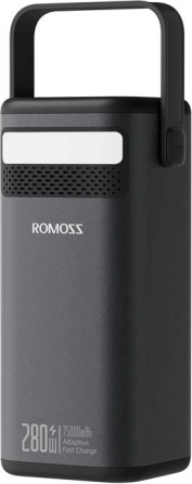 Powerbank Romoss 75000mAh 280W sort