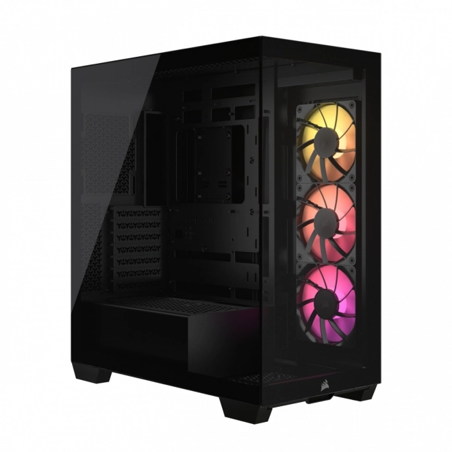 PC kabinet Mid-Tower 3500X ICUE LINK RGB TG sort