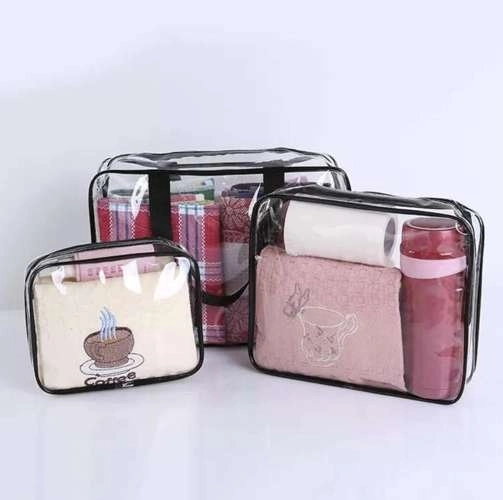 Transparent toiletartikeltaske 3-i-1 Soulima 21448