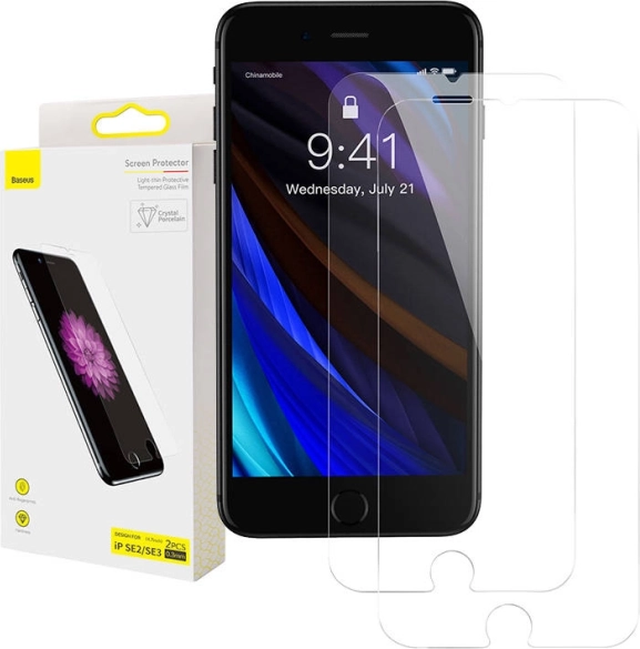 Hærdet glas Baseus til iPhone SE 2 og SE 3