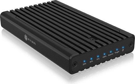 ICY BOX IB-2817MCL-C31 station til 2× NVMe SSD med kloningsfunktion
