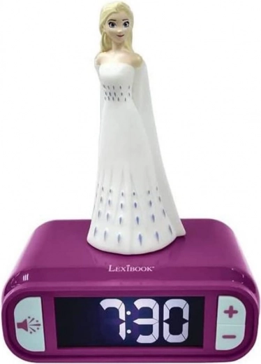 Dekorativt vækkeur med LED-natlys