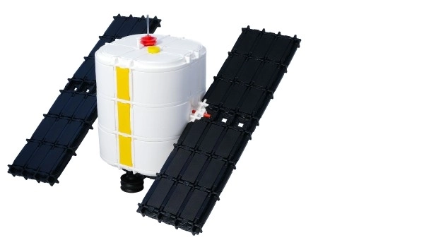 Byggesæt SEVA RUM Satellit plast 425 stk i æske 35x33x5cm