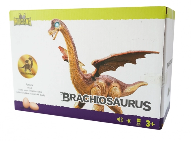 Batteridrevet dinosaur, lægger æg