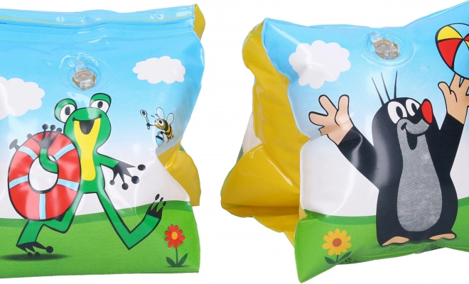 Oppustelige svømmevinger med KREBSEN-motiv til børn 3–6 år
