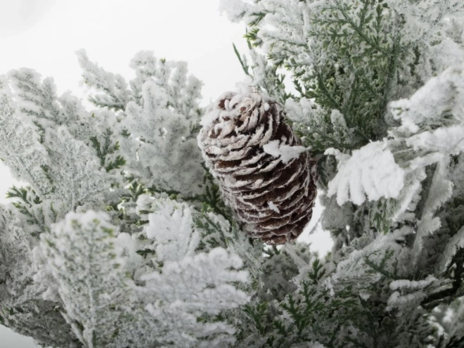 Kunstig juletræ med sneeffekter 45 cm