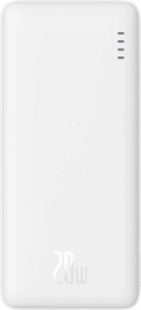 Baseus AirPow powerbank 10000 mAh 20W hvid
