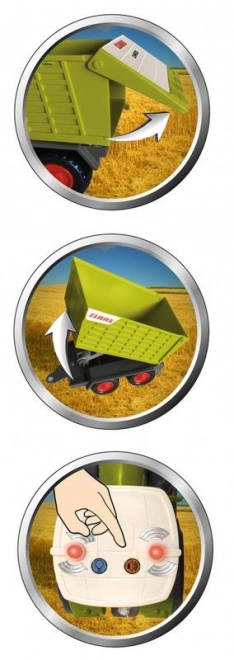 Traktor Claas med trailer
