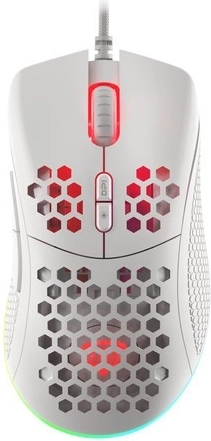 Gamingmus Krypton 555 8000DPI RGB hvid