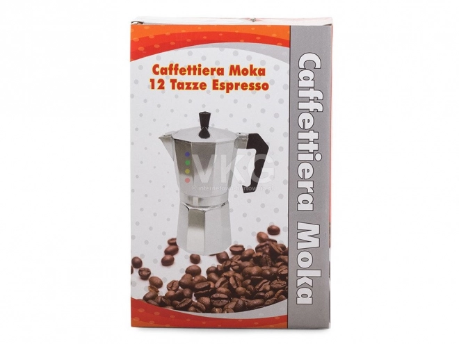 Moka kande til 12 kopper 600ml aluminium