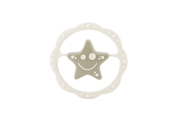 Plaststjerne rangle 13cm ass. 4 farver i pose 0m+