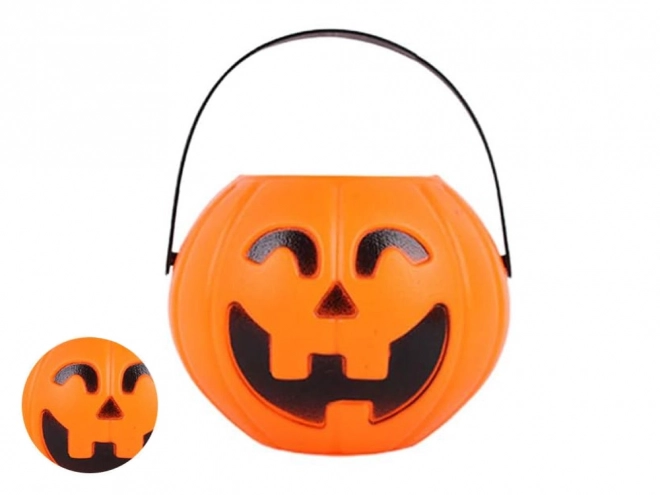 Græskarkurv til Halloween-slik