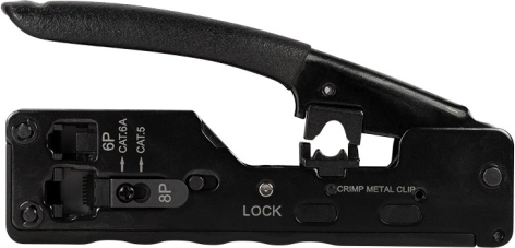 Crimptang til RJ11/RJ12 og RJ45 CAT5e/CAT6/CAT6a/CAT7 stik