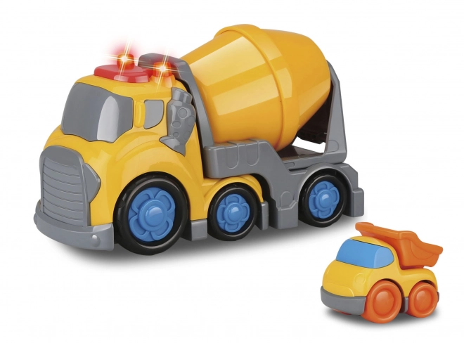 Kiddy Auto cementblander med effekter 19,5 cm tipvogn 6,5 cm
