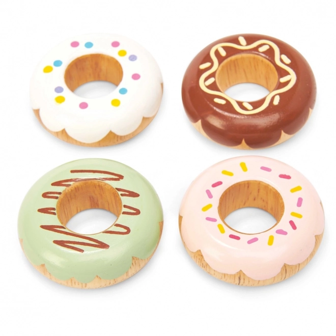 Sæt med trÃ¦donuts