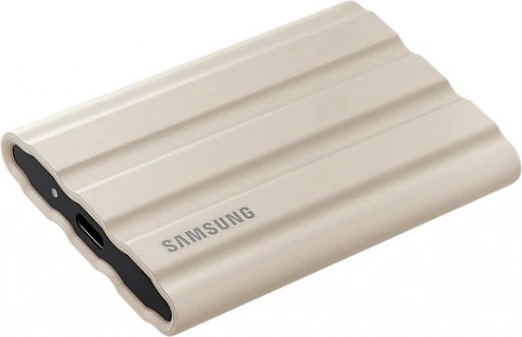 Samsung bærbar SSD T7 Shield 2 TB USB 3.2, beige
