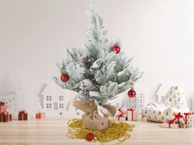 Kunstig juletræ med sneeffekter 45 cm