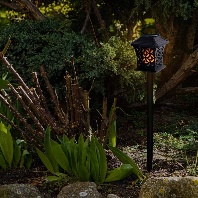 Solcelle udendørslampe med LED