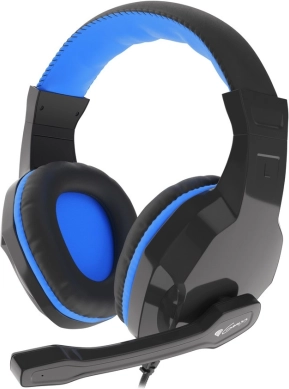 Gaming-headset GENESIS Argon 100 med mikrofon, sort‑blå