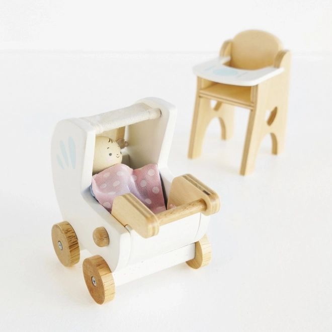 Le Toy Van Sæt baby med tilbehør