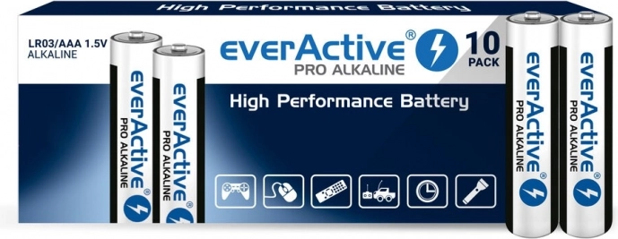 Alkaliske batterier EVERACTIVE pro alkaline AAA (LR03) 1 stk