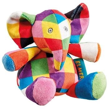 Plyslegetøj Elmer elefant