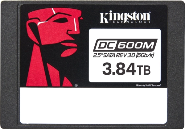 Kingston DC600M SSD 3,84 TB SATA 2,5" til datacentre