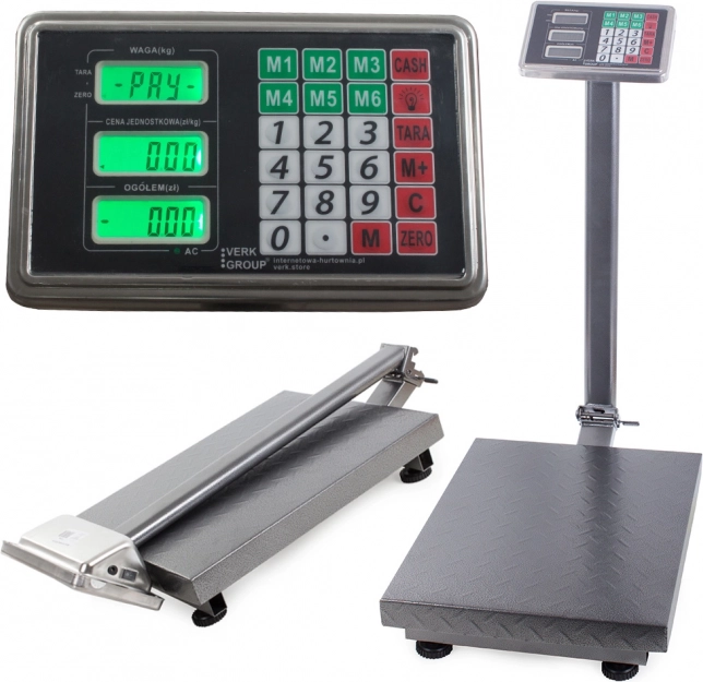 Elektronisk salgs-vægt 300 kg LCD