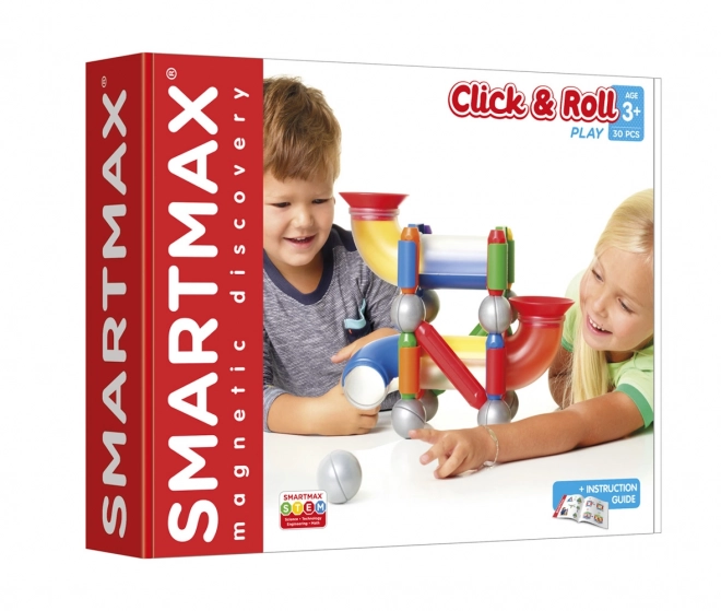 Magnetisk byggesæt SmartMax Bane for kugle - 30 dele