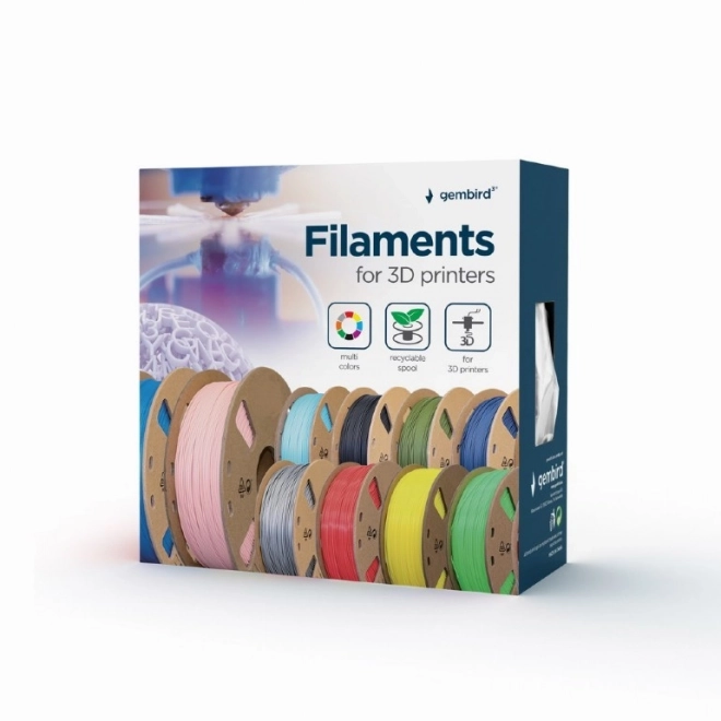 Filament til 3D printere PLA 1,75 mm blå