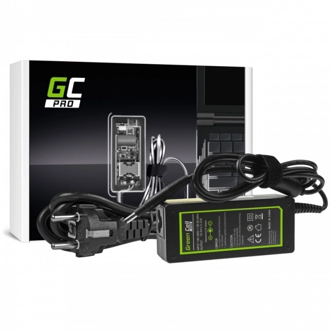 Strømforsyningsadapter Green Cell PRO 65W til HP-bærbare computere