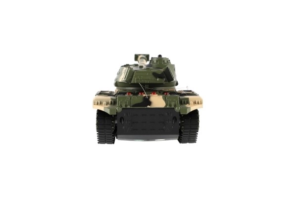 Tank RC plast 27cm 27MHz med batteri+opladningspakke med lyd i kasse 37x17x19cm