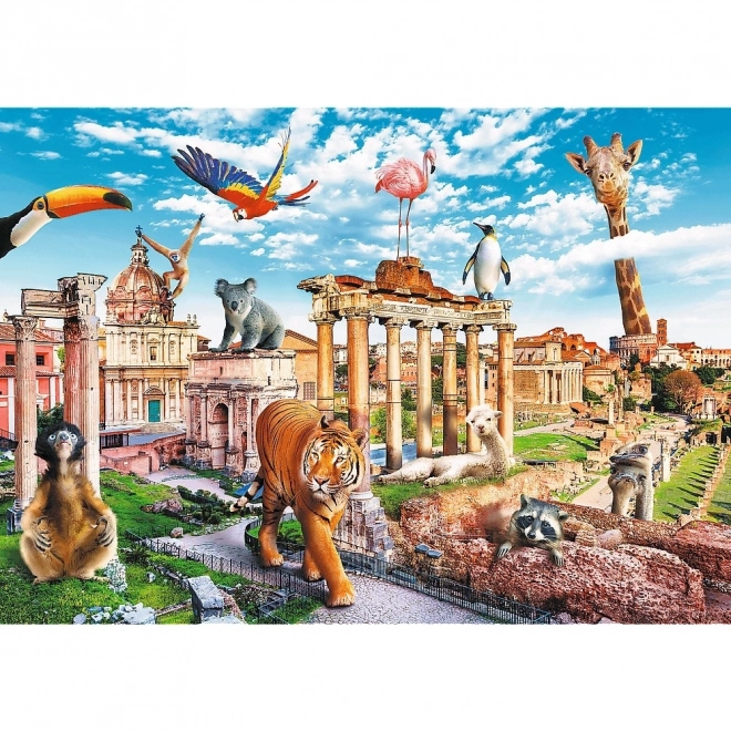 Puzzle Legrační byer - Vilde Rom 1000 brikker