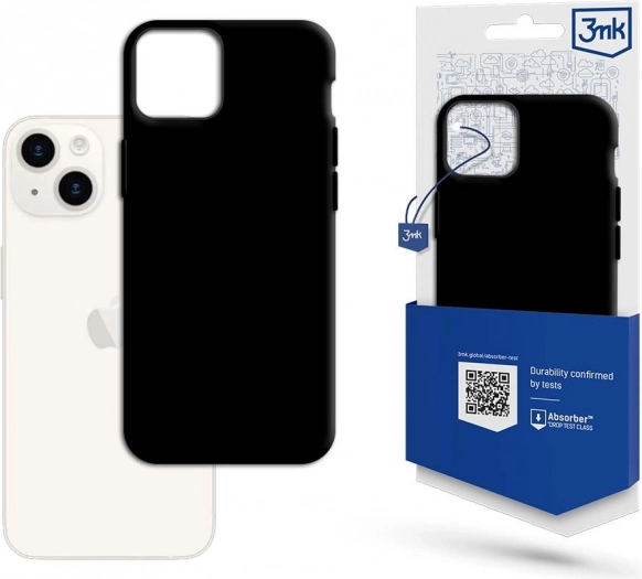 Matt Case til iPhone 15 Plus 6,7 tommer sort