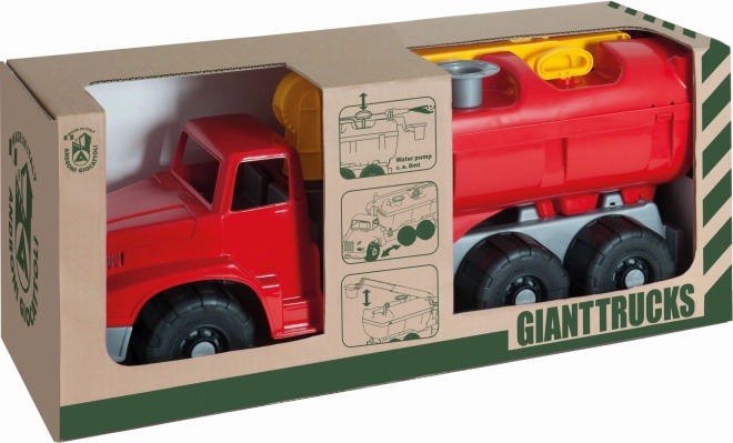 Androni Giant Trucks brandbil med platform og funktionel sprøjtepistol - længde 74 cm
