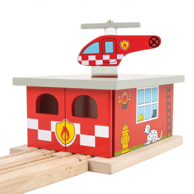 Bigjigs Rail Brandstation