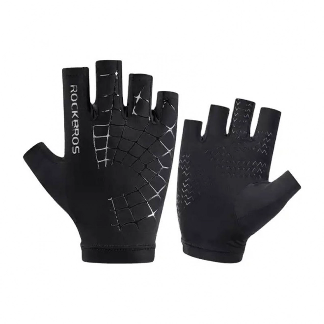 Cykelhalvhandsker Rockbros S202BKL (sort)