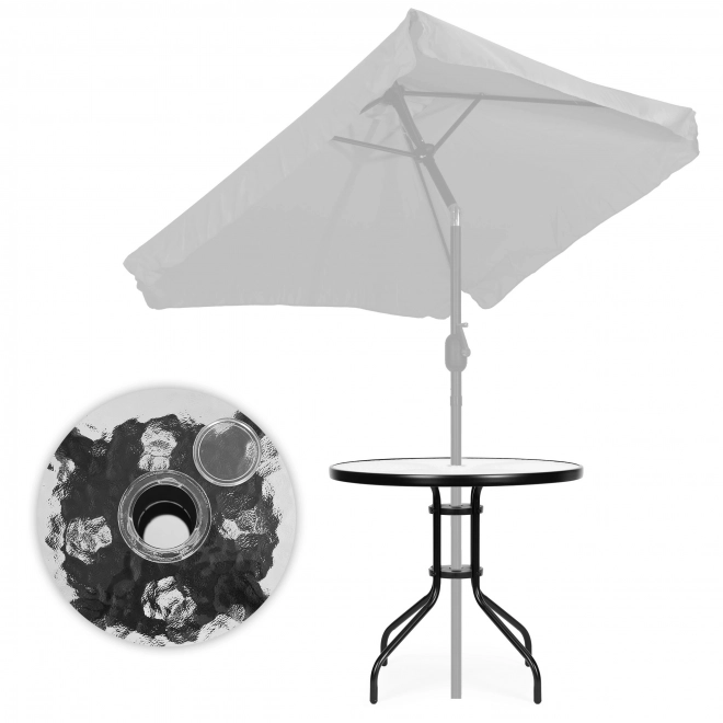 Funktionalitet med plads til parasol