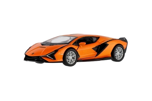 Auto Kinsmart Lamborghini Sián FKP 37 metal/plast 13cm mix farver