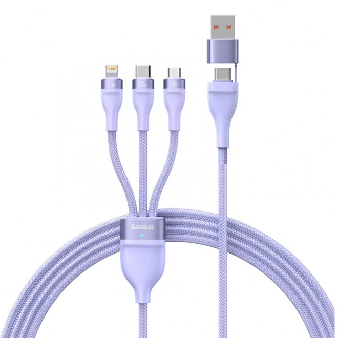 Kabel Baseus Flash Series 2i1 USB-C + micro USB + Lightning 100 W