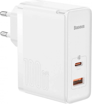 Op til 100 W til laptops og telefoner