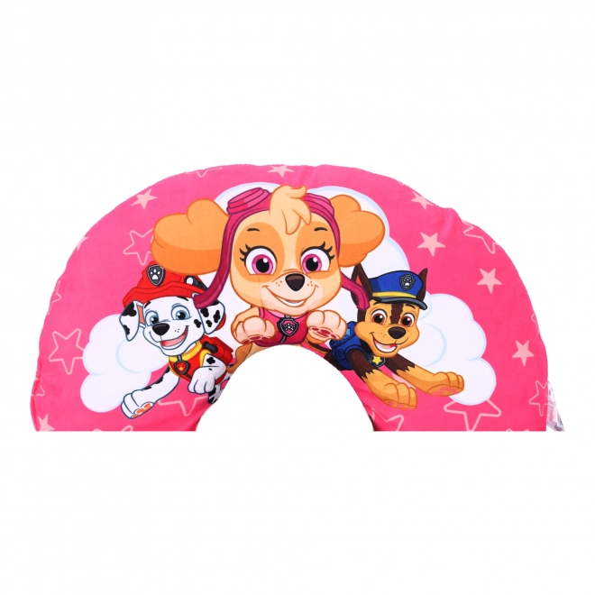Nakkestøtte, rejsepude til autostol Paw Patrol - lyserød, 35x30 cm LICENSERET ORIGINAL PRODUKT